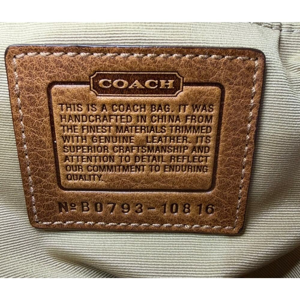 Y2K Coach 10816 Signature Patchwork Satchel & 40527 Zip Around Wallet - Picture 13 of 14